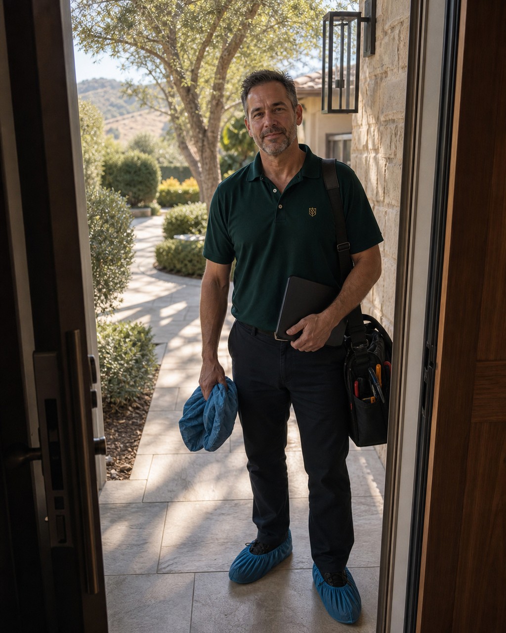 Sub-Zero Walnut Creek technician arriving for a same-day repair at a home
