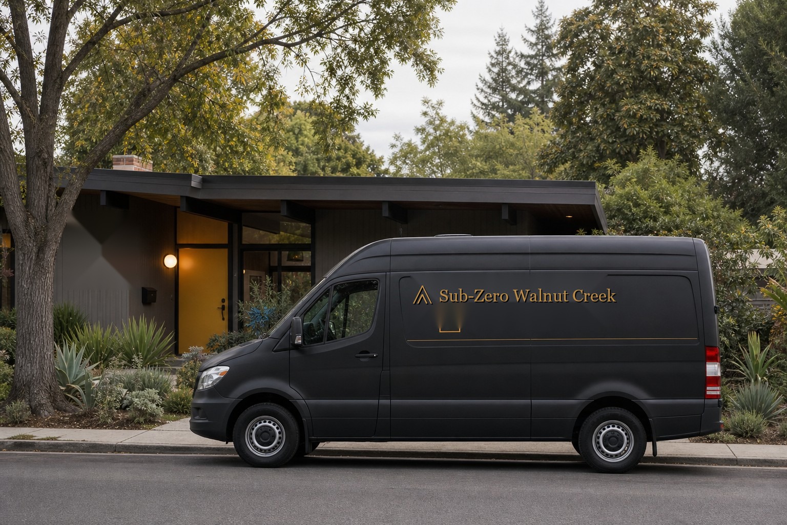 Sub-Zero Walnut Creek service van covering Walnut Creek, Lafayette, Alamo, Pleasant Hill, Concord and Danville