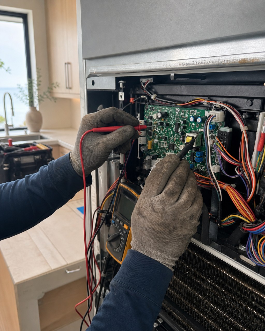 Tracing a Sub-Zero error code on the control board in Walnut Creek
